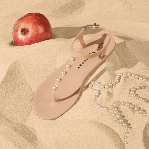 Katy Perry Collections Shoes - Katy perry nude jelly with pearls, GREAT SHAPE, SZ 10